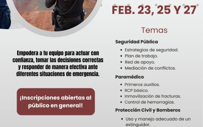 Invitan a Comerciantes a Participar en Taller Gratuito de Seguridad y Prevención