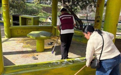 Impulsan Acciones de Limpieza y Mantenimiento en el Centro Comunitario Aztlán