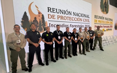 Protección Civil de Rosarito Participa en Reunión Nacional Sobre Incendios Forestales 2026