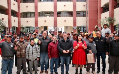 Gobierno de Rocio Adame Entrega Equipo de Seguridad a Trabajadores Municipales