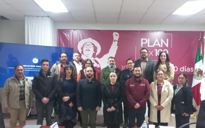 Gobierno de la Presidenta Rocio Adame Encabeza Mesa Estratégica Sobre Combate de la Pobreza en Baja California