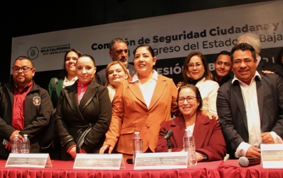 Presidenta Rocio Adame Participa en Sesión Sobre Transformación de la Seguridad en Baja California