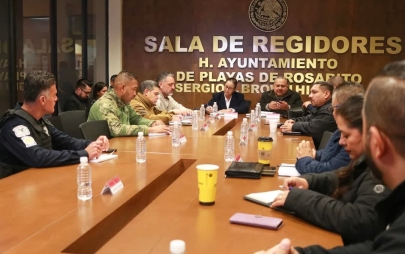 Presidenta Rocio Adame Lidera Esfuerzos Para Fortalecer la Seguridad en Coordinación con Gobiernos Estatal y Federal