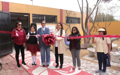 Presidenta Rocio Adame Entrega Rehabilitación de la Biblioteca Octavio paz Como Espacio Accesible Para Personas con Discapacidad