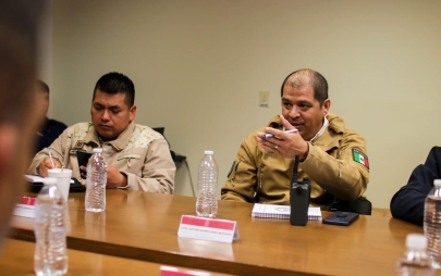 Encabeza Presidenta Rocio Adame Mesa de Seguridad Regional en Playas de Rosarito