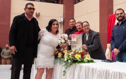 Presidenta Rocio Adame Formaliza la Unión de  199 Parejas en Matrimonios Colectivos 2025 en Rosarito