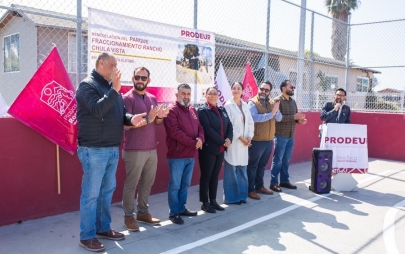 Gobierno de la Presidenta Rocío Adame Rehabilita Parque en Fraccionamiento Chula Vista