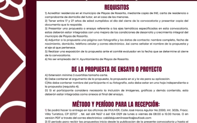 Presidenta Rocio Adame Invita a Inscríbirse al 3Er. Cabildo Juvenil Antes del 10 de Marzo