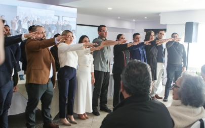 Asiste Presidenta Rocio Adame a Toma de Protesta de Canirac Rosarito