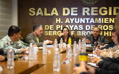 Presidenta Municipal Rocio Adame Lidera Mesa de Seguridad Regional Tijuana-Rosarito Para la Construcción de la paz
