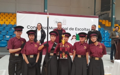 Presidenta Rocio Adame Celebra Concurso de Escoltas 2025, Reforzando el Valor de los Símbolos Patrios