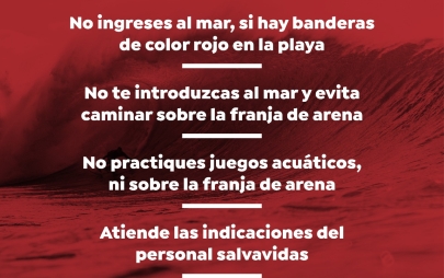 Gobierno de Presidenta Rocio Adame Recomienda Evitar Ingresar al mar por Alto Oleaje