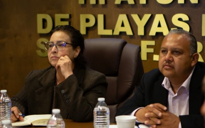 Rocío Adame Refuerza Estrategias de Seguridad en Playas de Rosarito