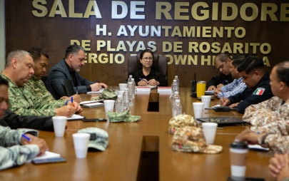 Disminuyen Denuncias al 911 en Rosarito Gracias a las Mesas de Seguridad que Encabeza Rocio Adame
