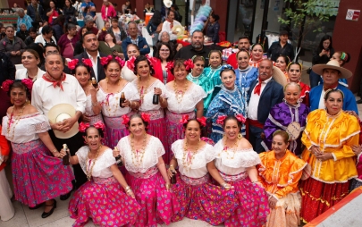 El Color y la Cultura del Encuentro Nacional de Danza Folklórica Llegan al Ayuntamiento de Playas de Rosarito