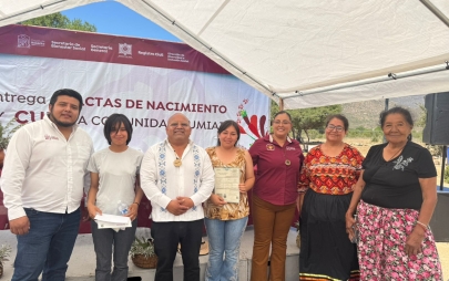 Gobierno de Rocio Adame entrega documentos de identidad a la Comunidad Kumiai