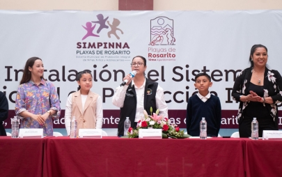 Rocio Adame Lidera Instalación del Simpinna Rosarito