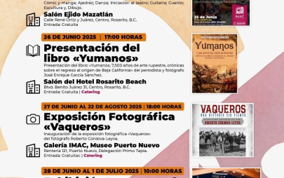 Imac Rosarito Promociona Agenda Cultural de Junio