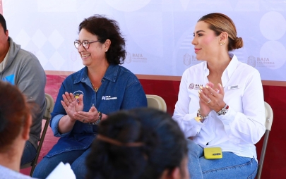 Gobernadora Marina del Pilar y Alcaldesa Rocio Adame, Fortalecen la Atención Directa a las Comunidades de Rosarito