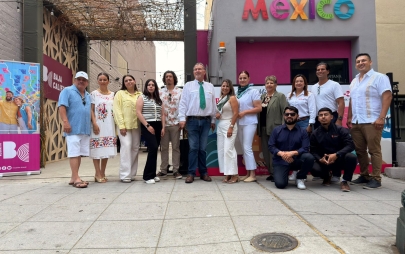 Gobierno de Rocio Adame Promueve la Riqueza Cultural y Turística de Playas de Rosarito en el Consulado de México en san Diego