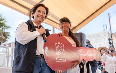 Rocio Adame Entrega Viviendas Dignas a Familias de Primo Tapia que lo Perdieron Todo en Incendios