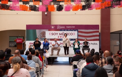 Rocío Adame Encabeza la Entrega de más de 1200 Actas de Doble Nacionalidad de la Campaña “Soy México 2025” en Playas de Rosarito