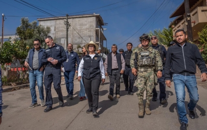 Rocío Adame Encabeza Jornada de Seguridad Histórica en la Colonia Venustiano Carranza