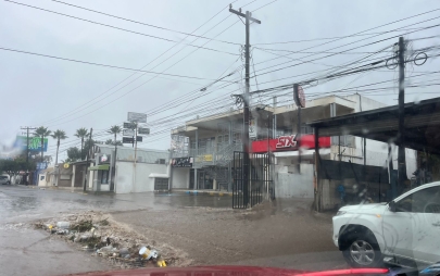 Gobierno de Playas de Rosarito Mantiene Operativos Activos Ante las Lluvias en el Municipio