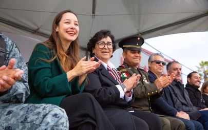 Con Orgullo, Identidad y Gran Participación Ciudadana, Rocío Adame Encabeza el Desfile Municipal en Honor al 115 Aniversario de la Revolución Mexicana.