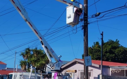 Avanza la Modernización del Alumbrado Público en Playas de Rosarito