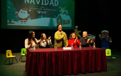 Rocío Adame Fortalece la Unión Familiar en el Festival Navideño de Estancias Infantiles del dif Rosarito