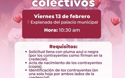 Invita el 10° Ayuntamiento de Playas de Rosarito a Participar en los Matrimonios Colectivos 2026