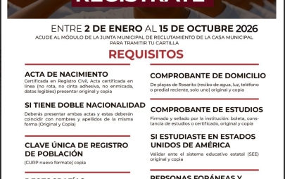 Disponible el Trámite de Pre-Cartilla del Servicio Militar Nacional Para Clase 2008 y Remisos