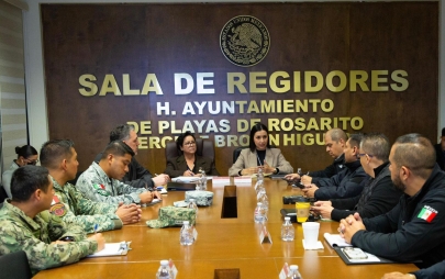Coordinación Interinstitucional Fortalece la Construcción de paz en Playas de Rosarito